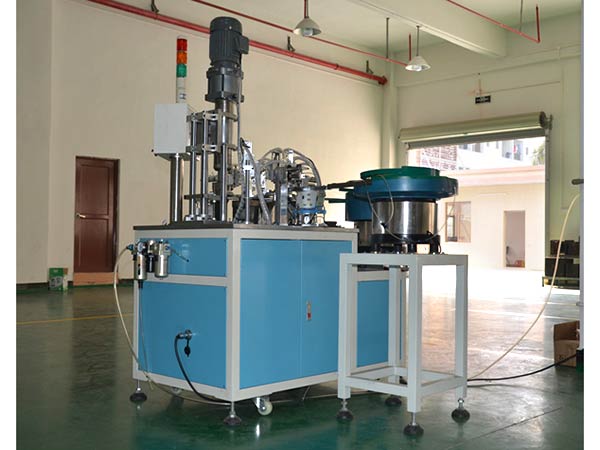 Single pulley automatic assembly machine