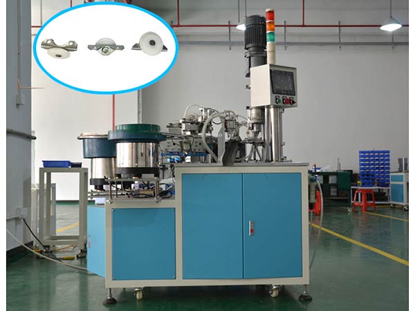 Single pulley automatic assembly machine